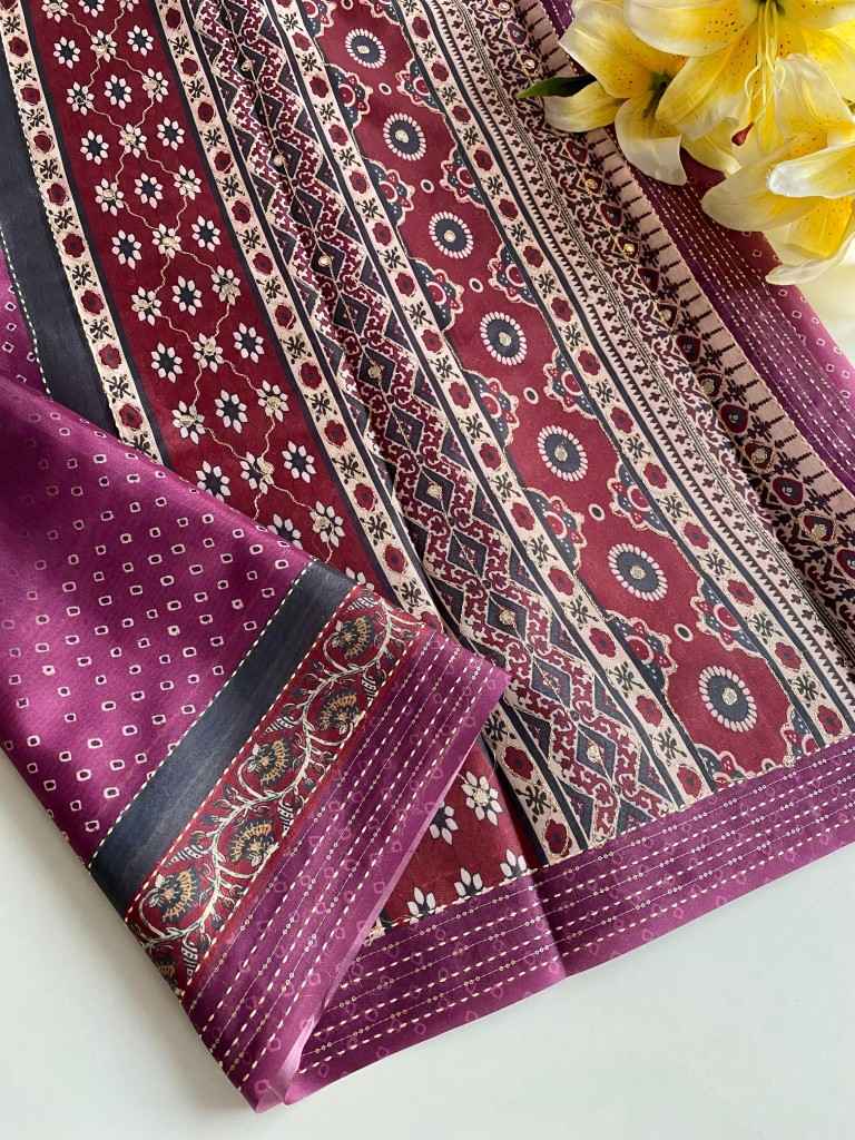 PREMIUM BLEND SILK BANDHANI PRINT SAREE AT WHOLESALE PRICE