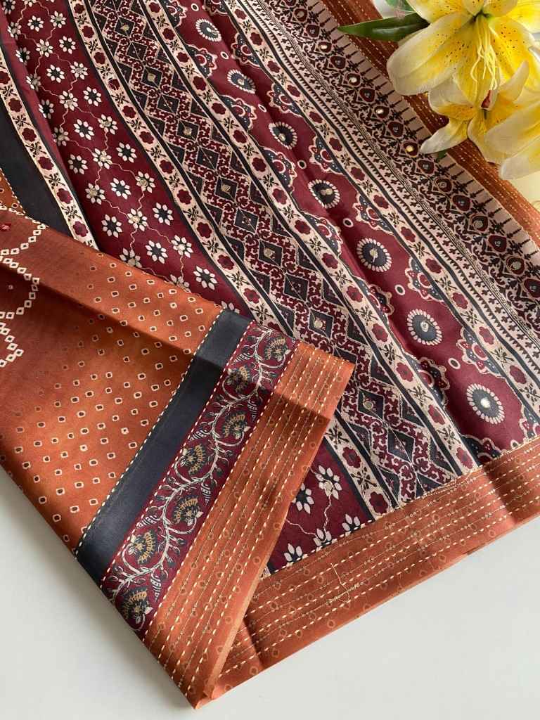 PREMIUM BLEND SILK BANDHANI PRINT SAREE AT WHOLESALE PRICE