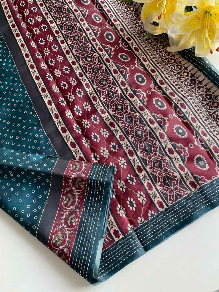 PREMIUM BLEND SILK BANDHANI PRINT SAREE AT WHOLESALE PRICE
