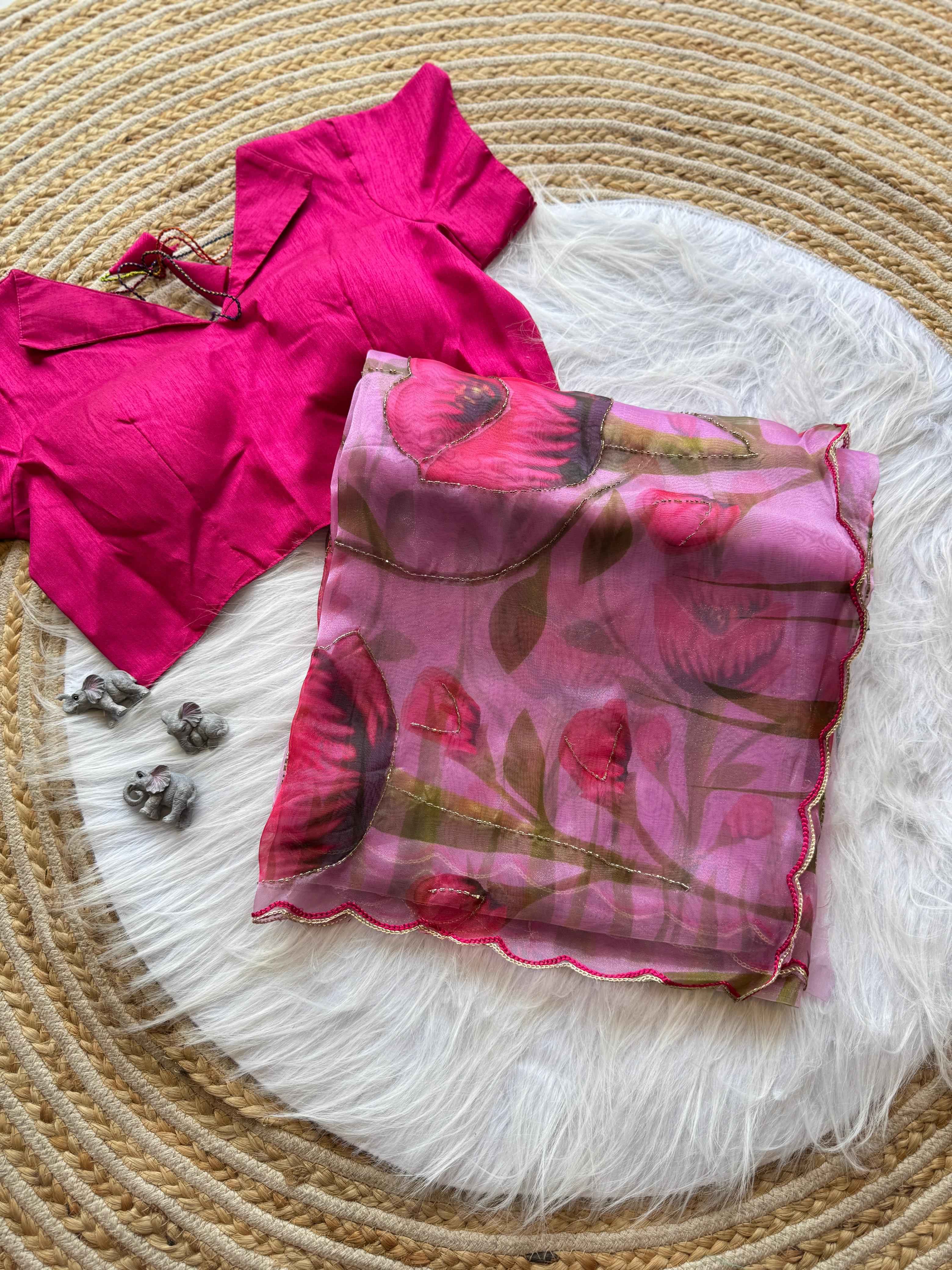 PREMIUM ORGANZA SEQUENCE AND MULTI HANDWORK AT WHOLESALE PRICE