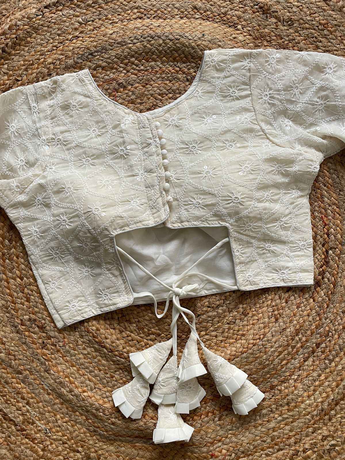 PURE CAMRIC COTTON HAKOBA DESIGN BLOUSE AT WHOLESALE PRICE