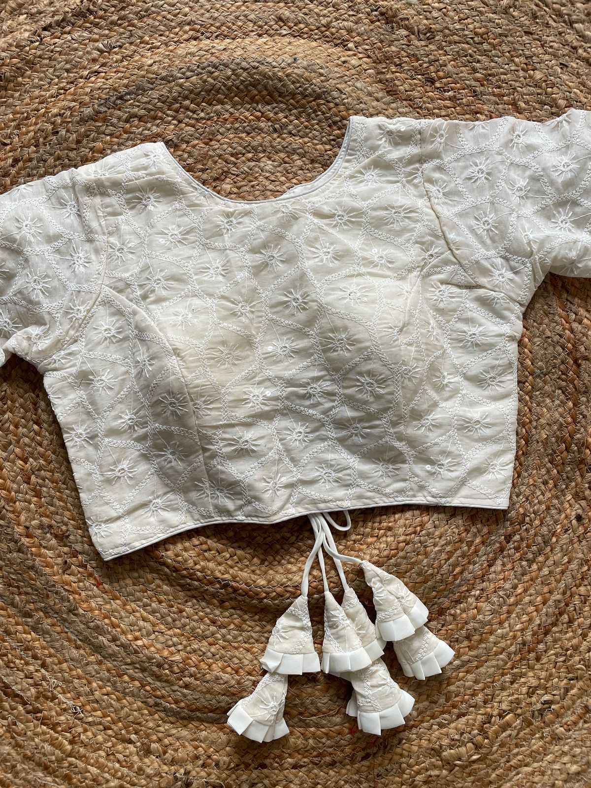 PURE CAMRIC COTTON HAKOBA DESIGN BLOUSE AT WHOLESALE PRICE