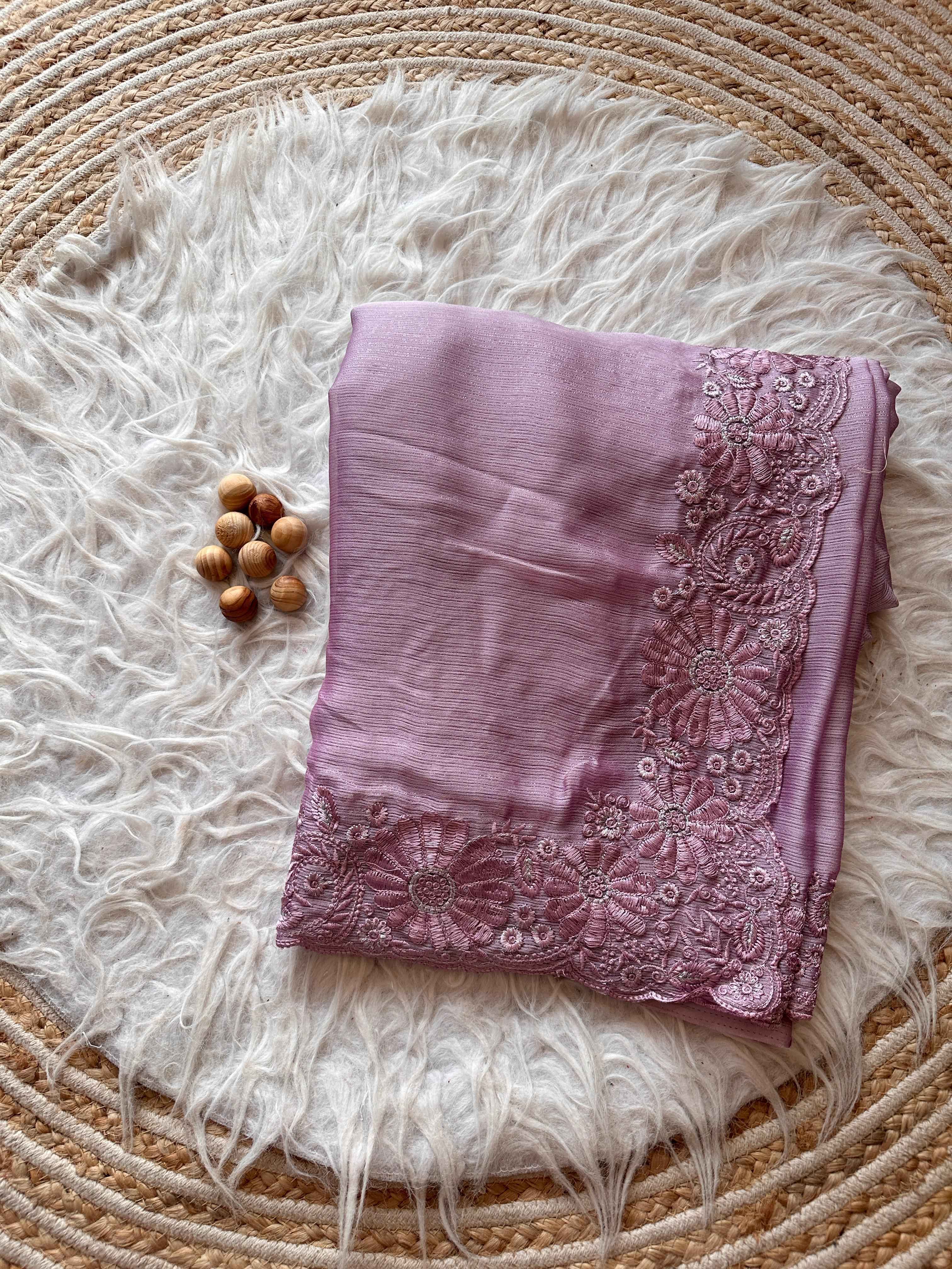 PURE CHIFFON GEORGETT SILK ZARI WEAVING LINING SAREE AT WHOLESALE PRICE