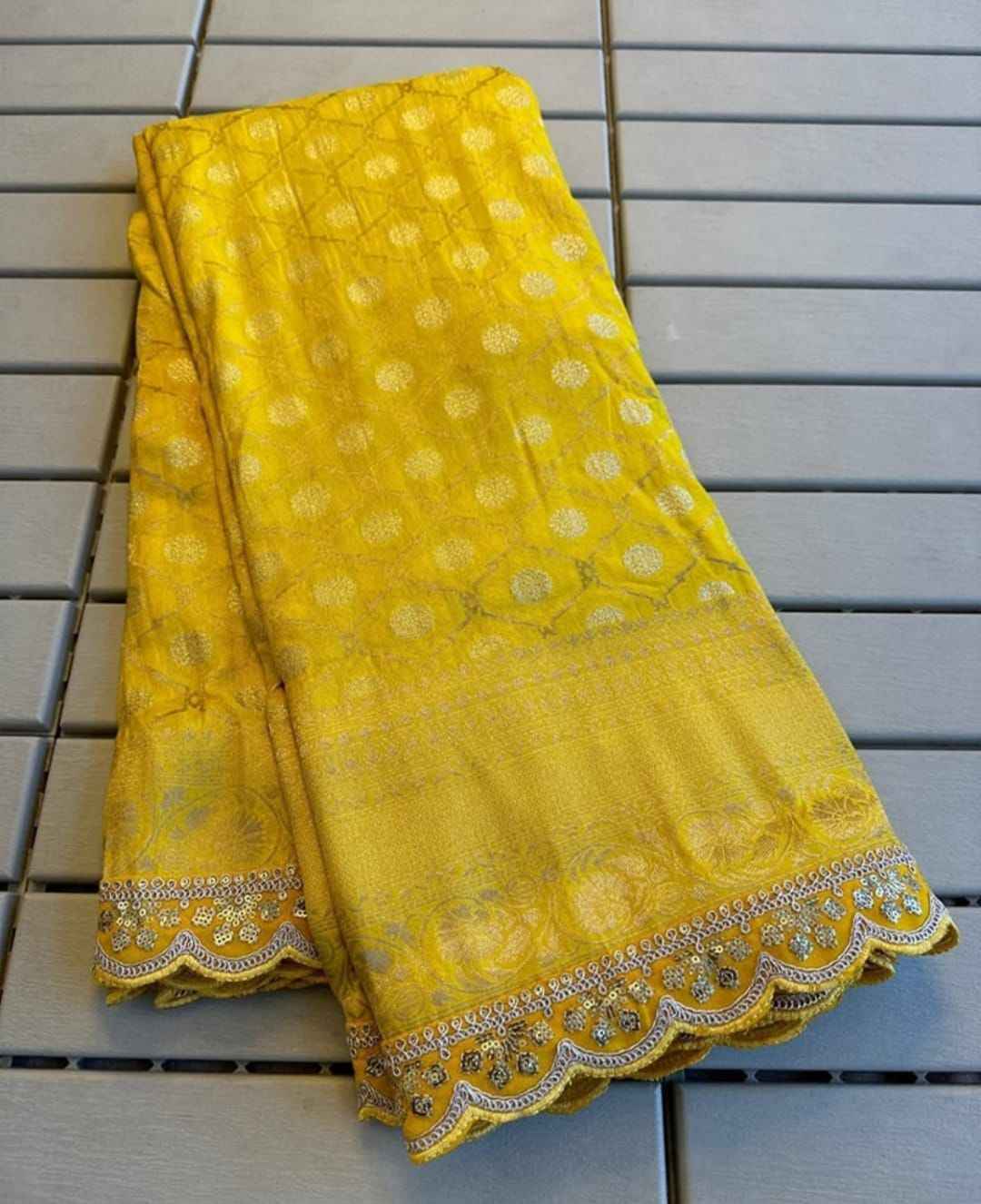 PURE CREPE KHADI SILK PATTU WITH ZARI WEAVING SAREE AT WHOLESALE PRICE