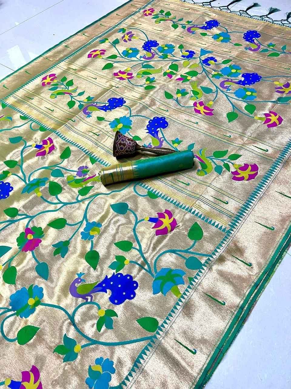 PURE KANCHIPURAM SILK WEAVING SAREE AT WHOLESALE PRICE