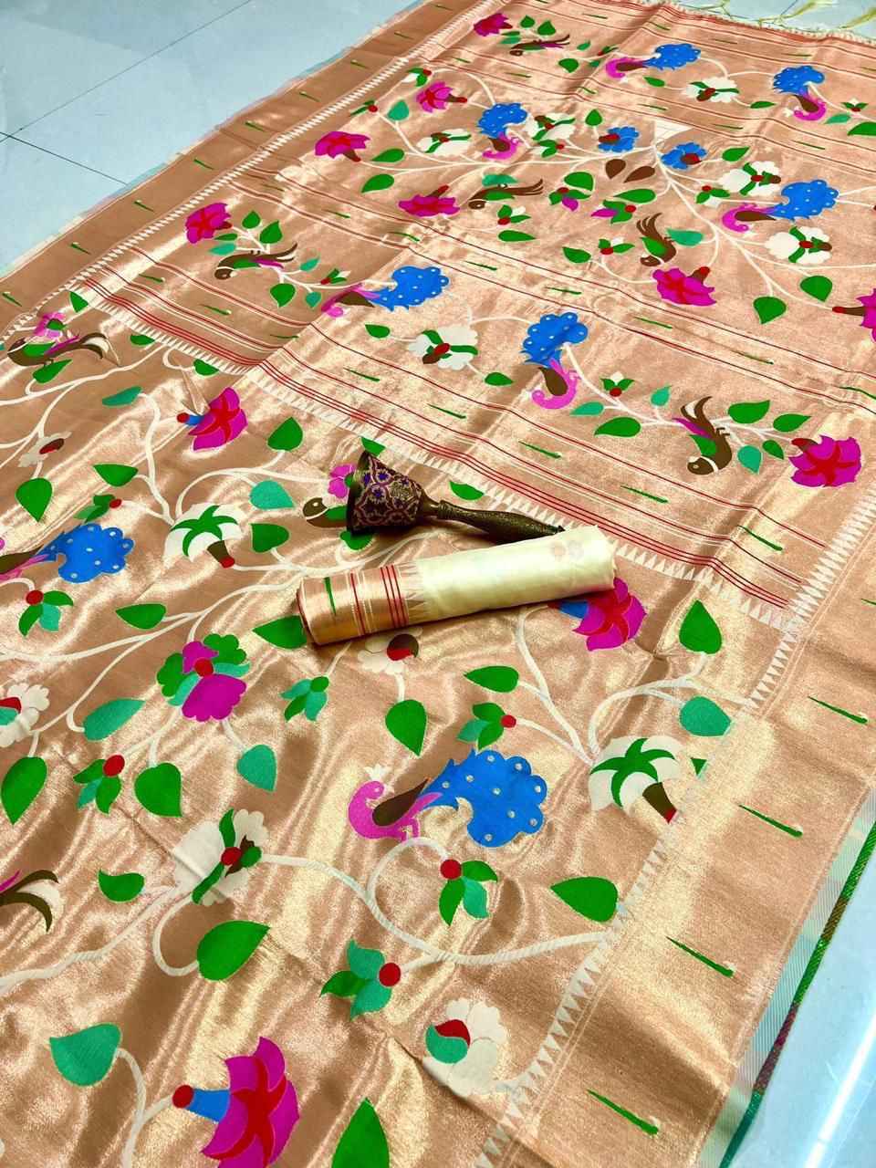 PURE KANCHIPURAM SILK WEAVING SAREE AT WHOLESALE PRICE