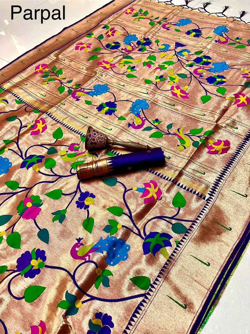 PURE KANCHIPURAM SILK WEAVING SAREE AT WHOLESALE PRICE