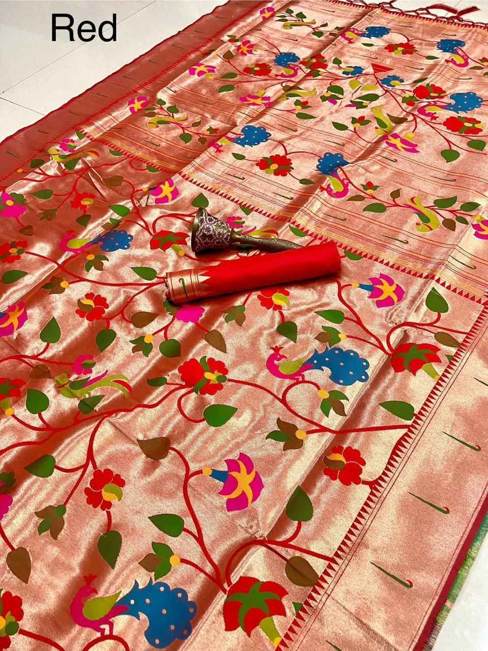 PURE KANCHIPURAM SILK WEAVING SAREE AT WHOLESALE PRICE