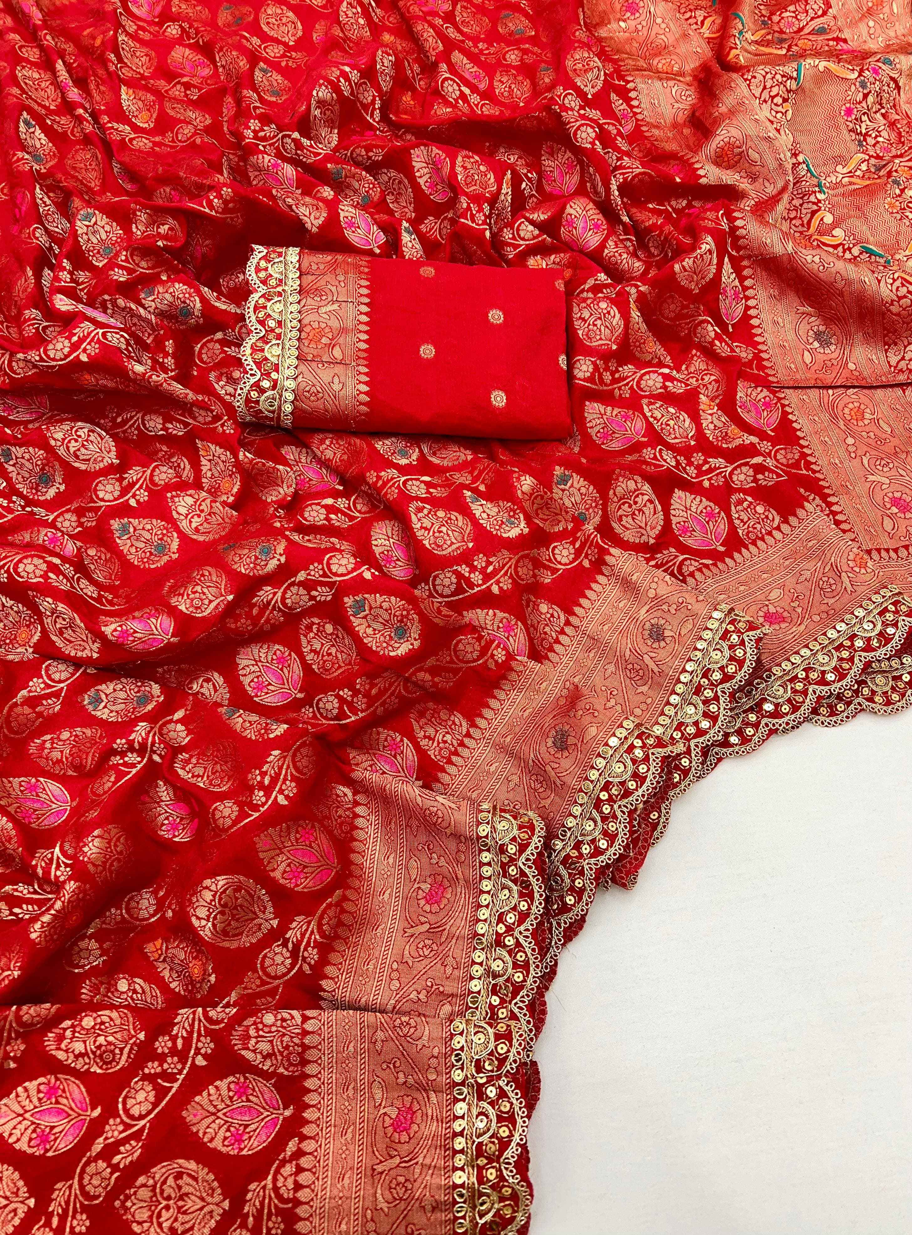 PURE KHADI GEORGETTE KANCHI BORDER SAREE AT WHOLESALE PRICE