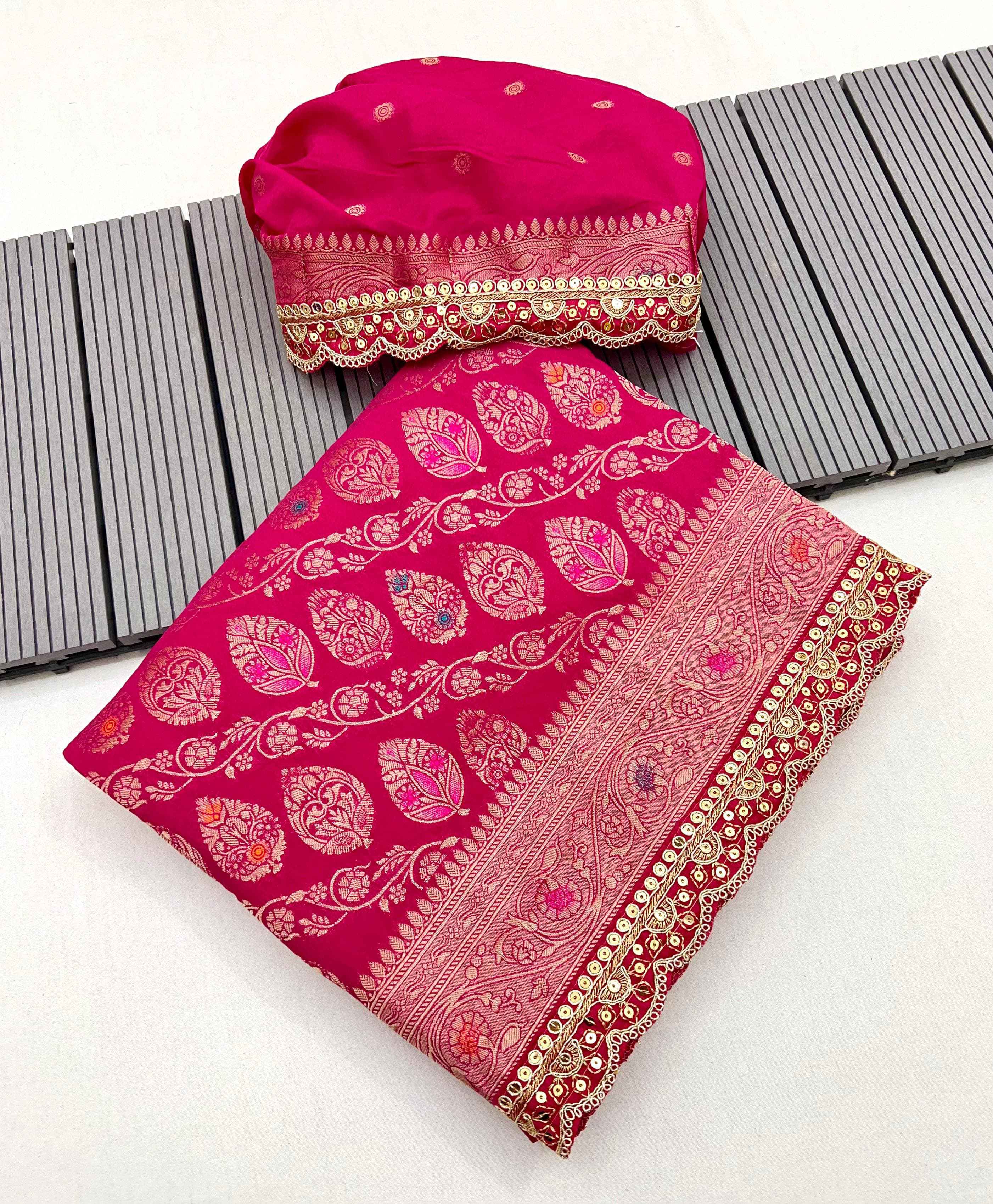 PURE KHADI GEORGETTE KANCHI BORDER SAREE AT WHOLESALE PRICE