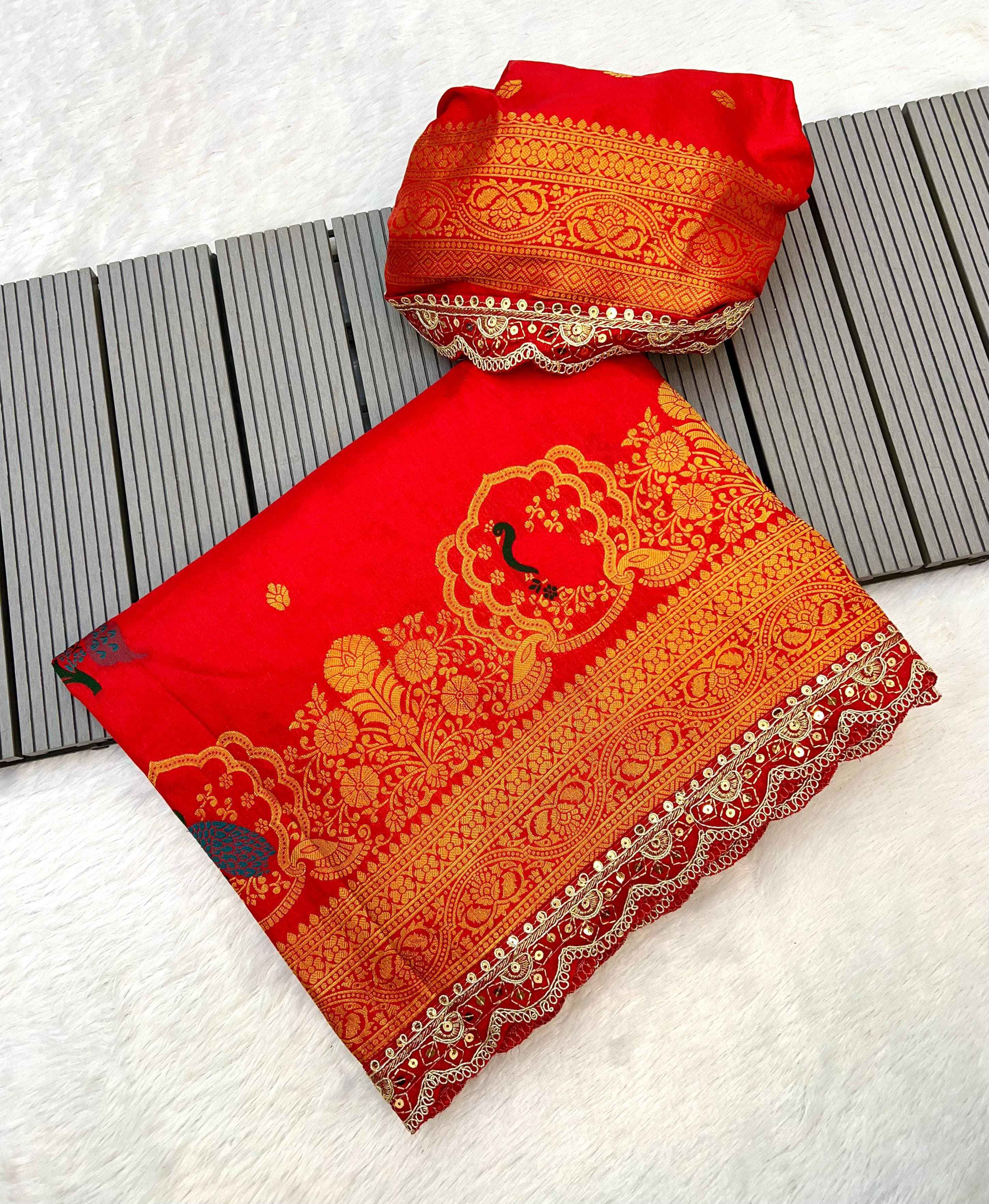 PURE KHADI GEORGETTE SABYASACHI DESIGNER SAREE AT WHOLESALE PRICE