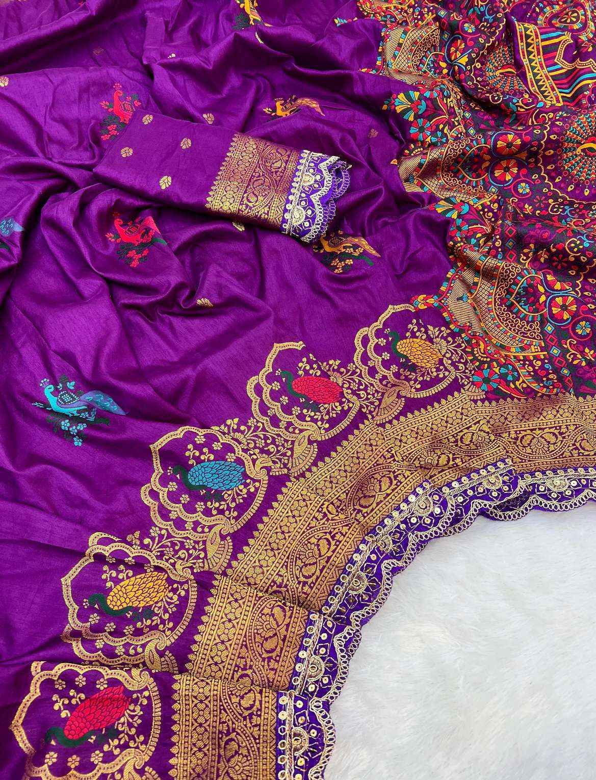 PURE KHADI GEORGETTE SABYASACHI DESIGNER SAREE AT WHOLESALE PRICE