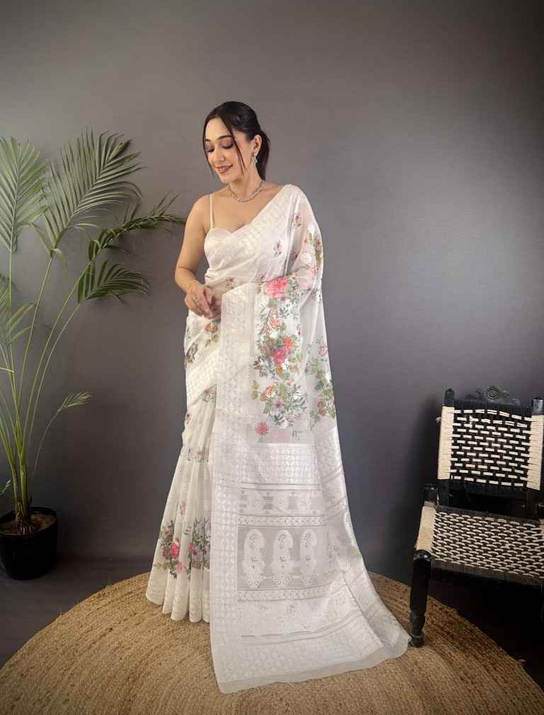 PURE MULBERRY SILK WITH JACARD WEAVING DESIGN SAREE AT WHOLESALE PRICE