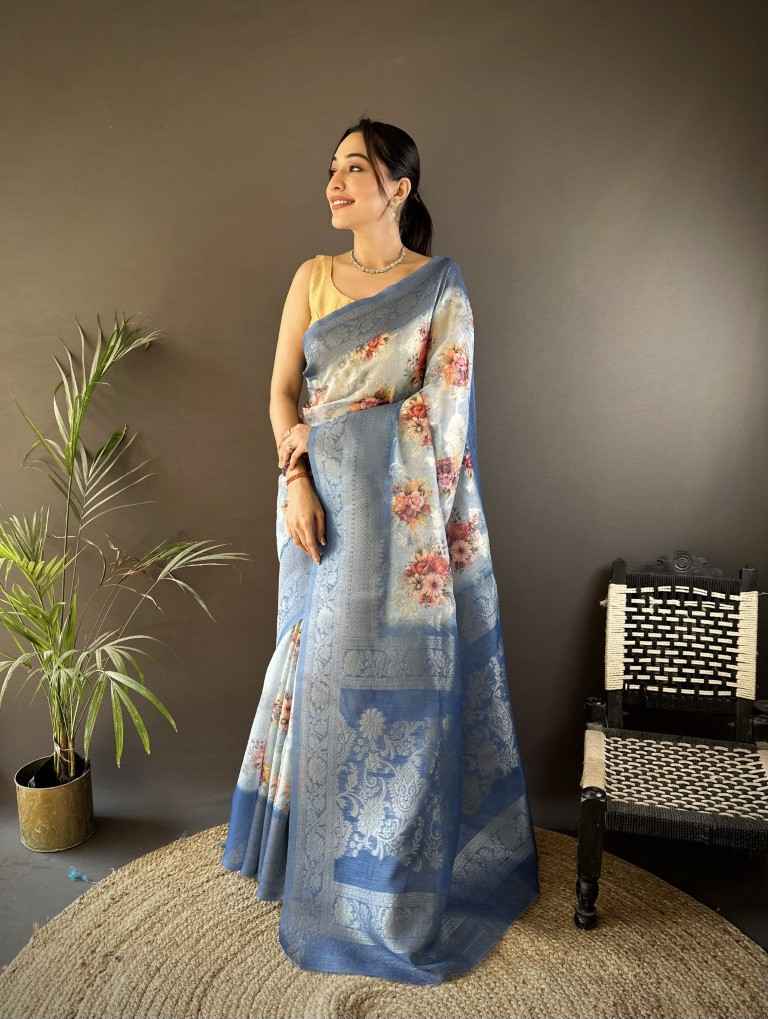 PURE MULBERRY SILK WITH JACARD WEAVING DESIGN SAREE AT WHOLESALE PRICE