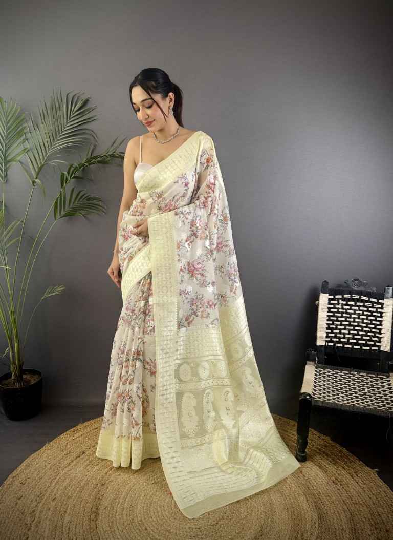 PURE MULBERRY SILK WITH JACARD WEAVING DESIGN SAREE AT WHOLESALE PRICE
