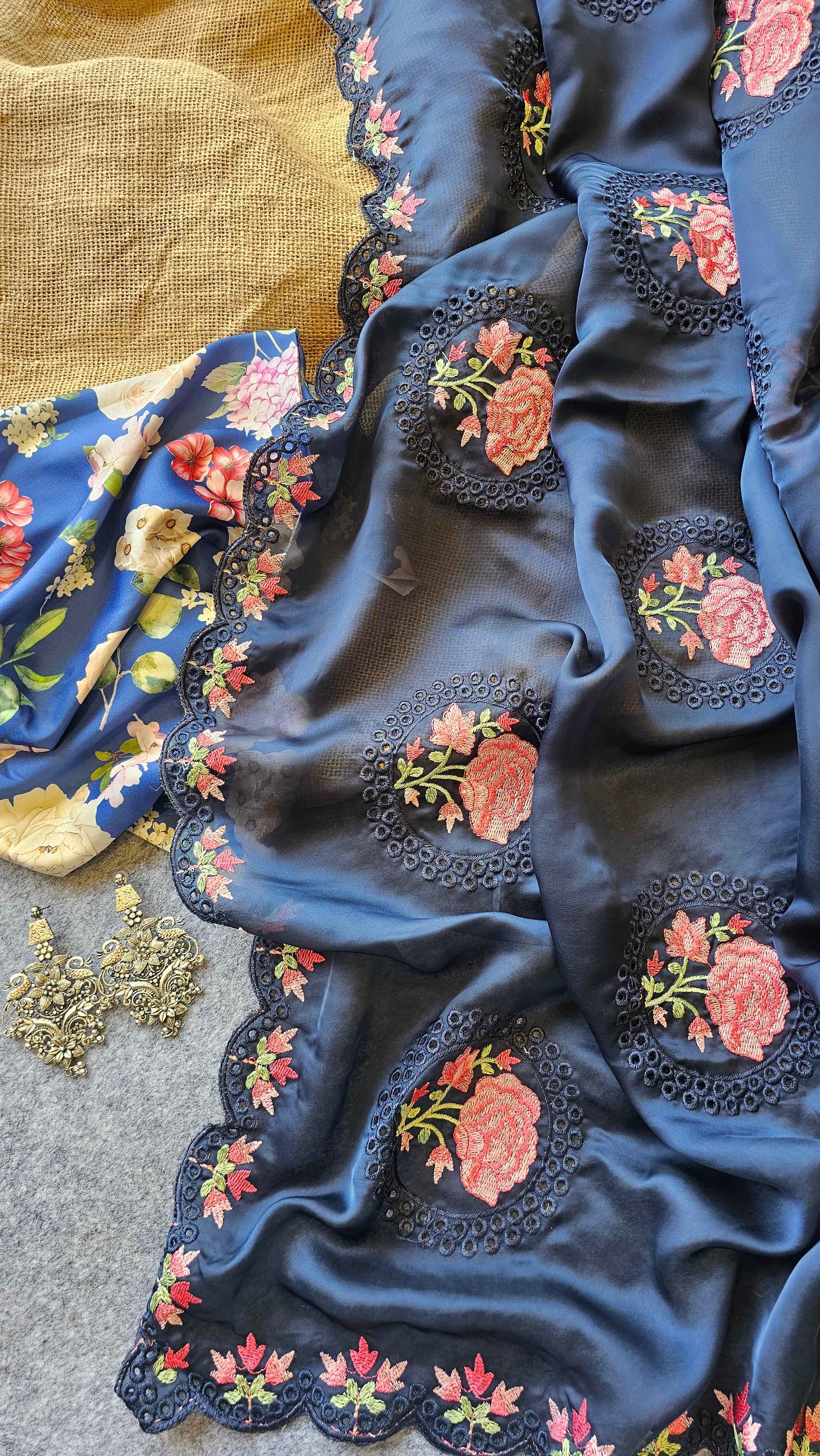 PURE SATTIN SIMMER SILK WITH ZARI SAREE AT WHOLESALE PRICE