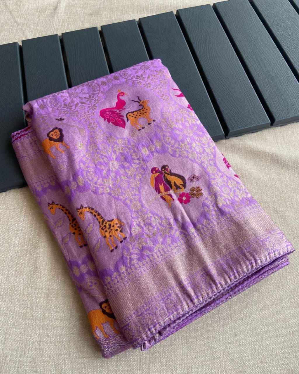 PURE SOFT BANARASI MATKA SILK ANCHIPURAM WEAVING SAREE AT WHOLESALE PRICE