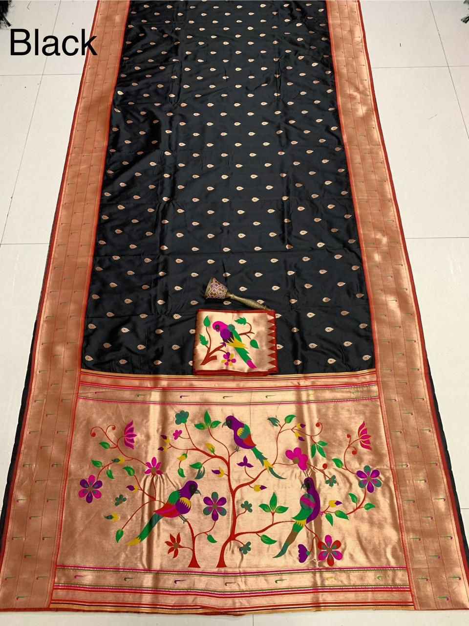 PURE SOFT KANCHIVRAM PETHANI HEAVY MINA ZARI WEAVING SILK AT WHOLESALE PRICE