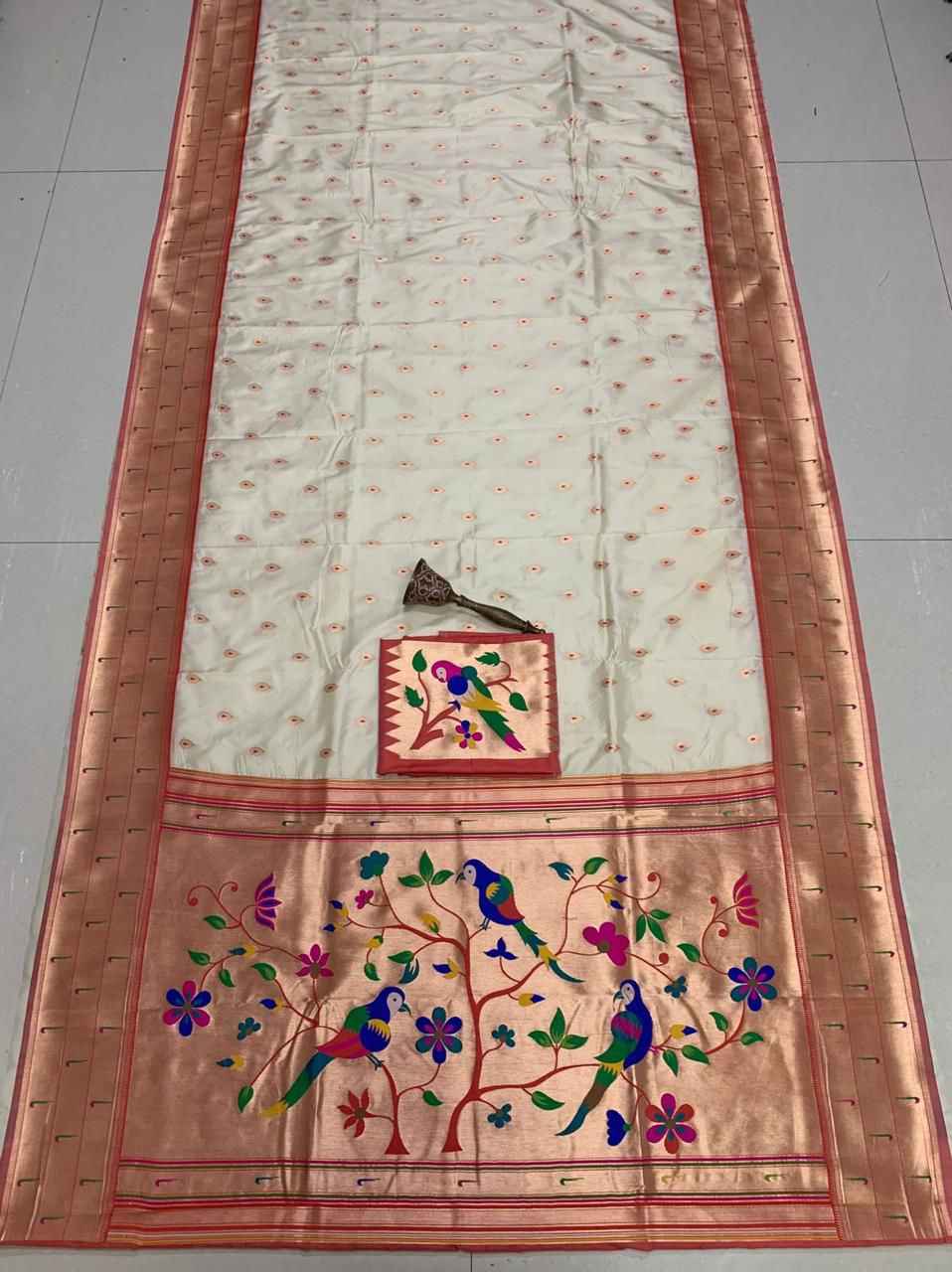 PURE SOFT KANCHIVRAM PETHANI HEAVY MINA ZARI WEAVING SILK AT WHOLESALE PRICE