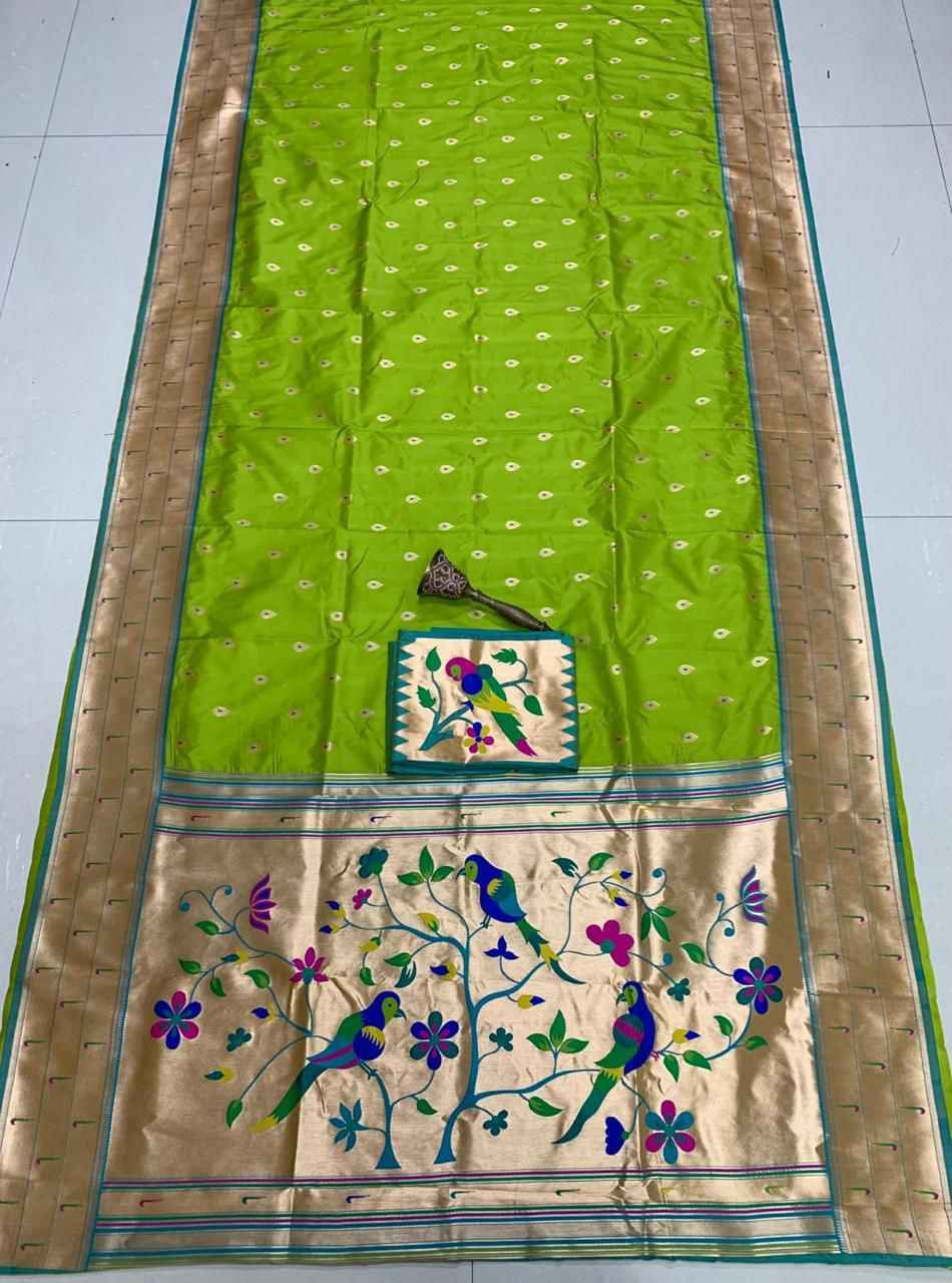 PURE SOFT KANCHIVRAM PETHANI HEAVY MINA ZARI WEAVING SILK AT WHOLESALE PRICE