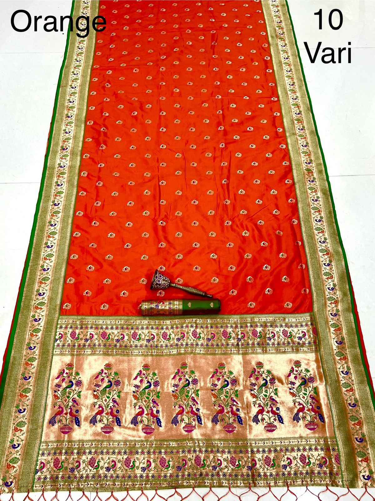 PURE SOFT KANCHIVRAM PETHANI SILK 10 YARD SAREE AT WHOLESALE PRICE
