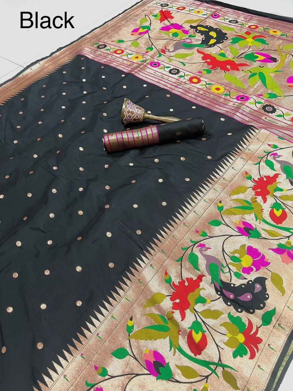 PURE SOFT KANCHIVRAM  PETHANI SILK BIG BORDER SAREE AT WHOLESALE PRICE