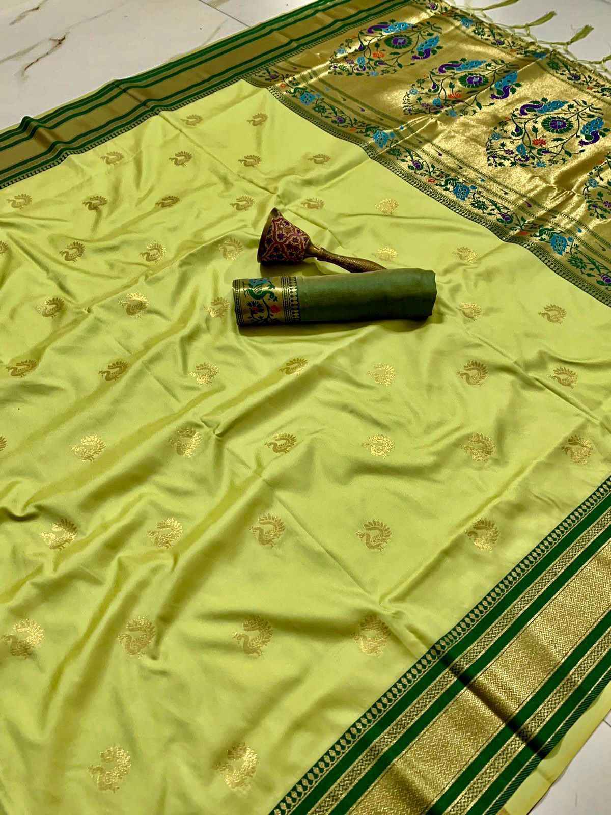 PURE SOFT KANCHIVRAM PURE ZARI PETHANI SILK SAREE AT WHOLESALE PRICE