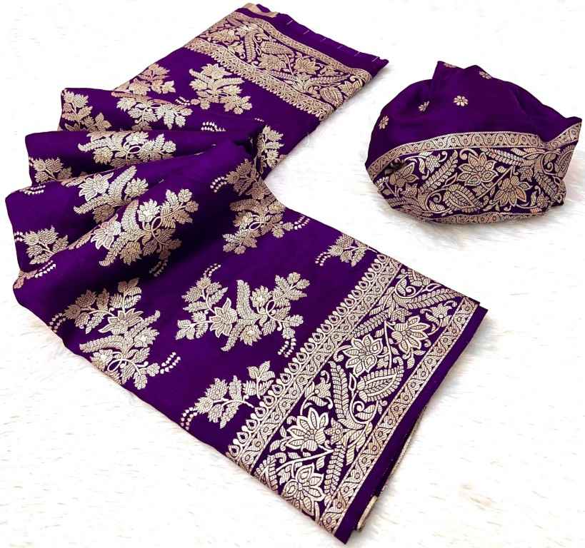 PURE SOFT KHADI DOLLA SILK  ZARI PICHWAI WOOVEN SAREE AT WHOLESALE PRICE