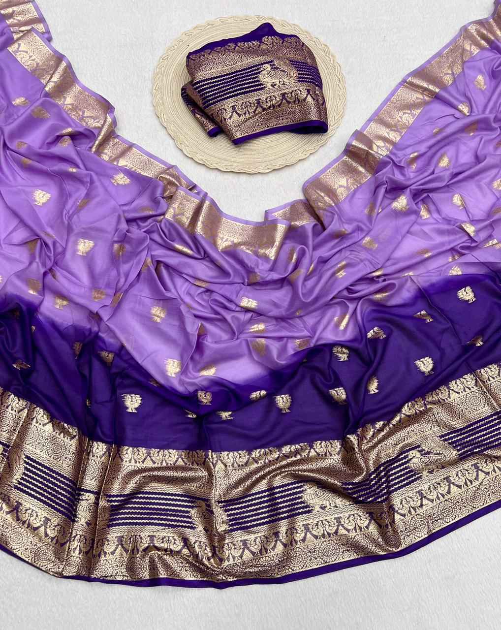 PURE VISCOSE GEORGETTE WITH BIG BORDER SAREE AT WHOLESALE PRICE