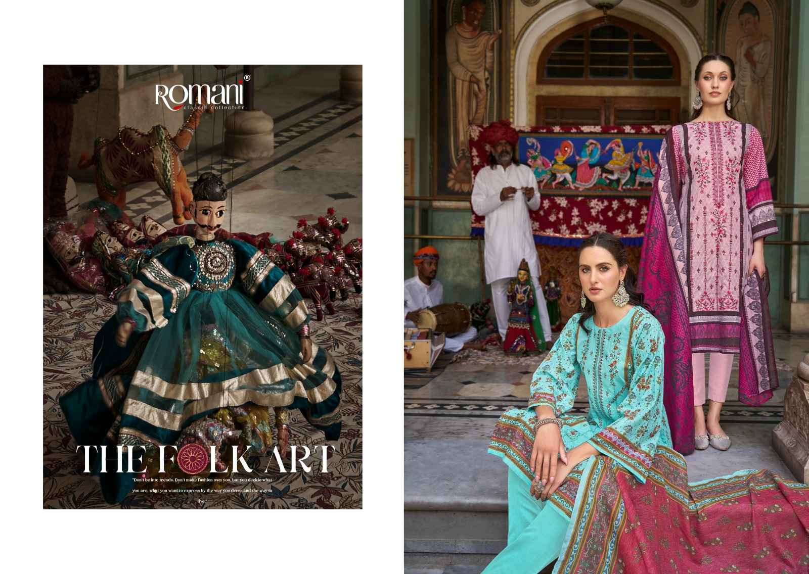 ROMANI BIN KAREEM  SOFT COTTON DIGITAL STYLE PRINTED DRESS MATERIAL AT WHOLESALE PRICE