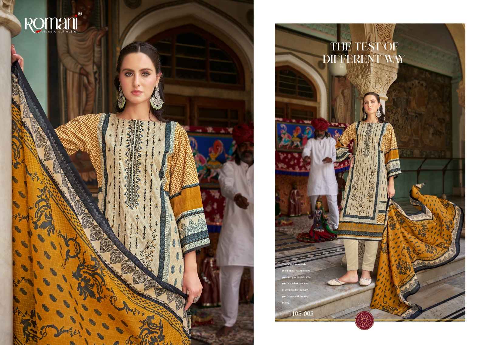 ROMANI BIN KAREEM  SOFT COTTON DIGITAL STYLE PRINTED DRESS MATERIAL AT WHOLESALE PRICE
