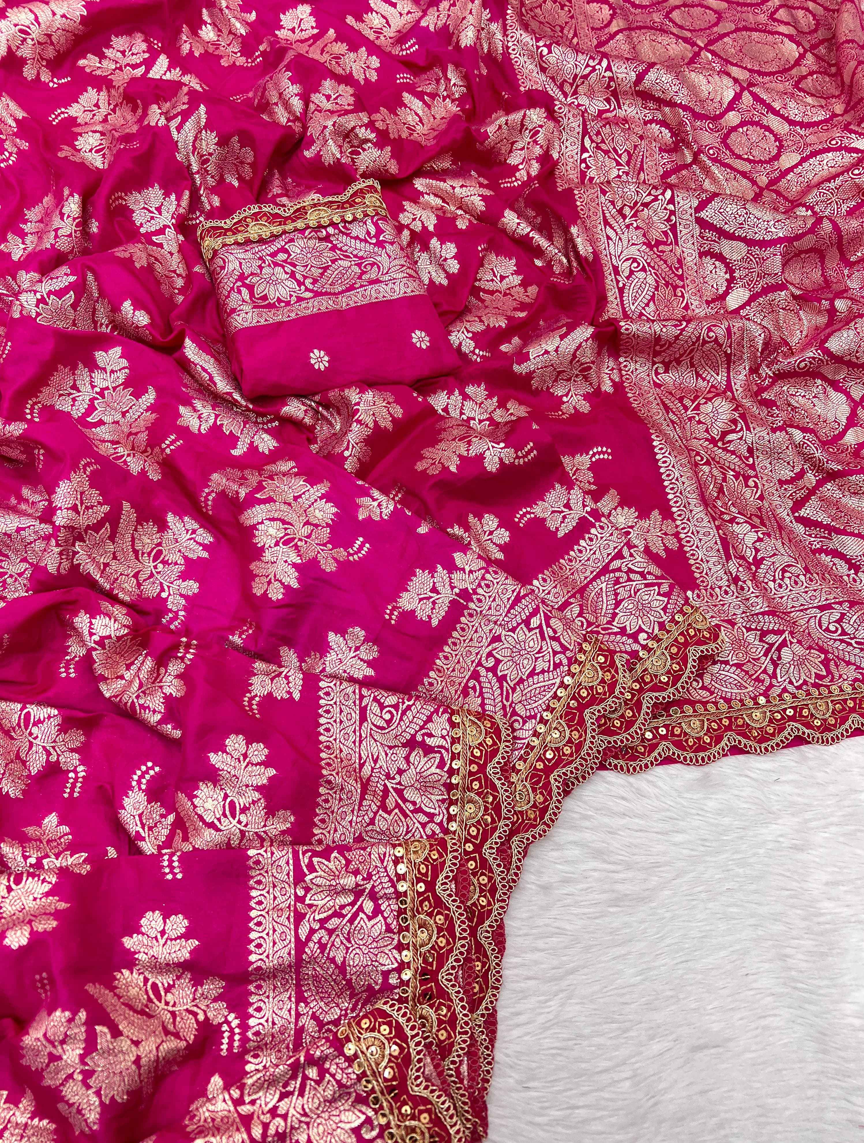 SABYASACHI DESIGNER PURE KHADI DOLA COTTON SAREE AT WHOLESALE PRICE