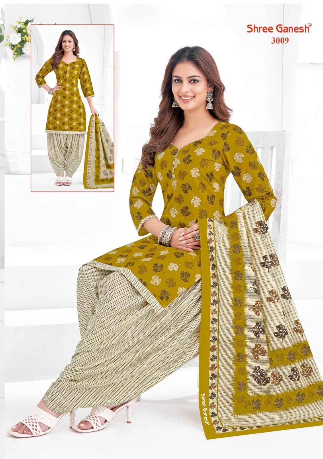 SHREE GANESH HANSIKA SPECIAL VOL-01 PURE COTTON PRINTED DRESS MATERIAL AT WHOLESALE PRICE