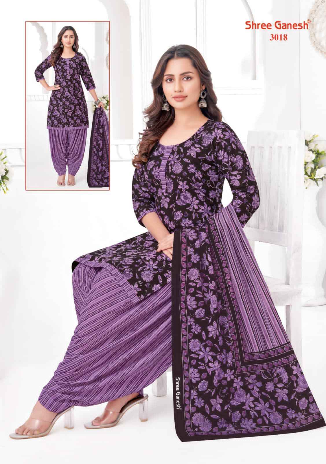 SHREE GANESH HANSIKA SPECIAL VOL-01 PURE COTTON PRINTED DRESS MATERIAL AT WHOLESALE PRICE