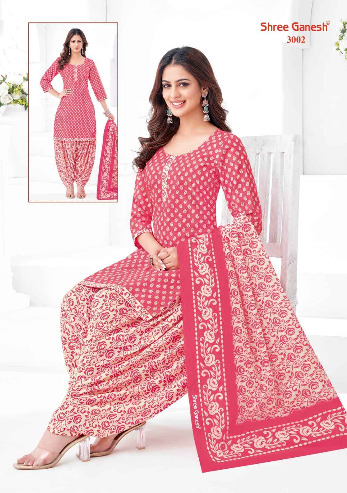 SHREE GANESH HANSIKA SPECIAL VOL-01 PURE COTTON PRINTED DRESS MATERIAL AT WHOLESALE PRICE