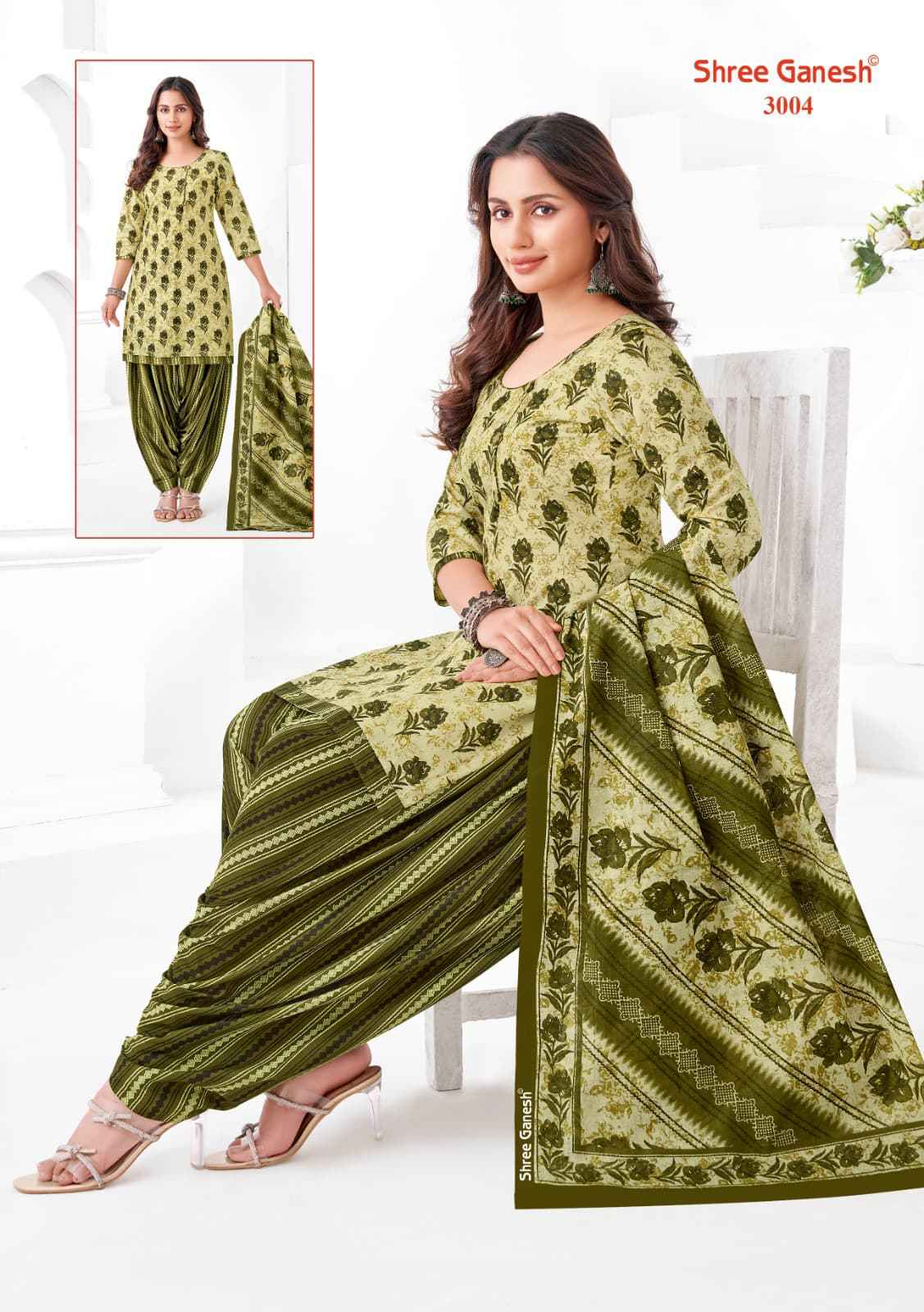 SHREE GANESH HANSIKA SPECIAL VOL-01 PURE COTTON PRINTED DRESS MATERIAL AT WHOLESALE PRICE