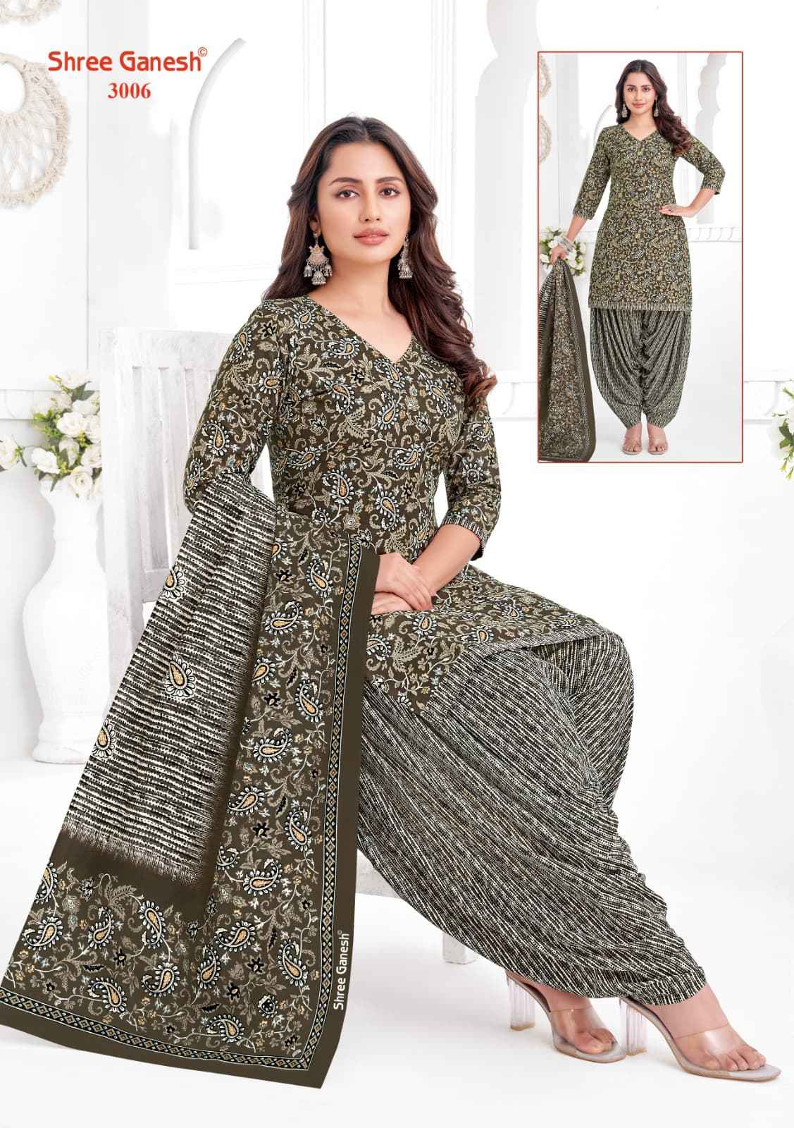 SHREE GANESH HANSIKA SPECIAL VOL-01 PURE COTTON PRINTED DRESS MATERIAL AT WHOLESALE PRICE