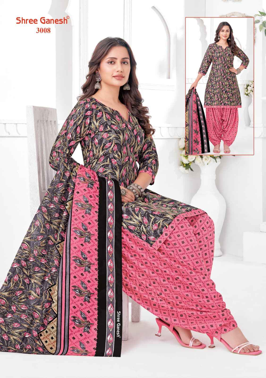 SHREE GANESH HANSIKA SPECIAL VOL-01 PURE COTTON PRINTED DRESS MATERIAL AT WHOLESALE PRICE