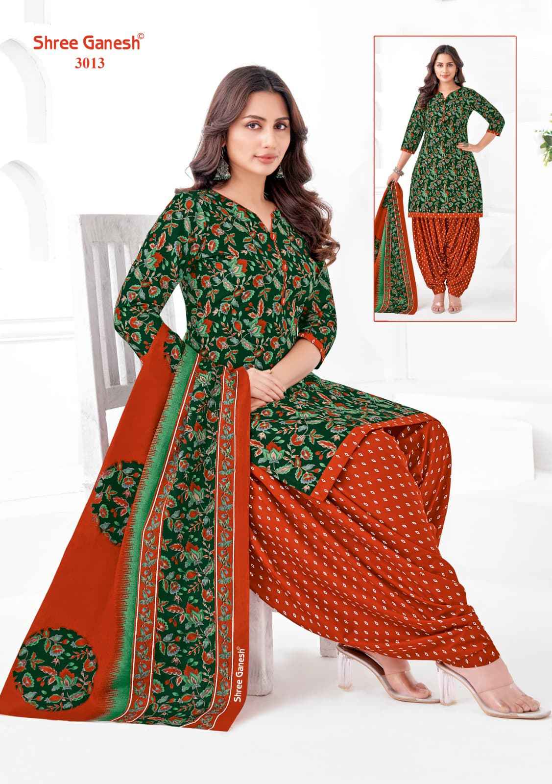 SHREE GANESH HANSIKA SPECIAL VOL-01 PURE COTTON PRINTED DRESS MATERIAL AT WHOLESALE PRICE