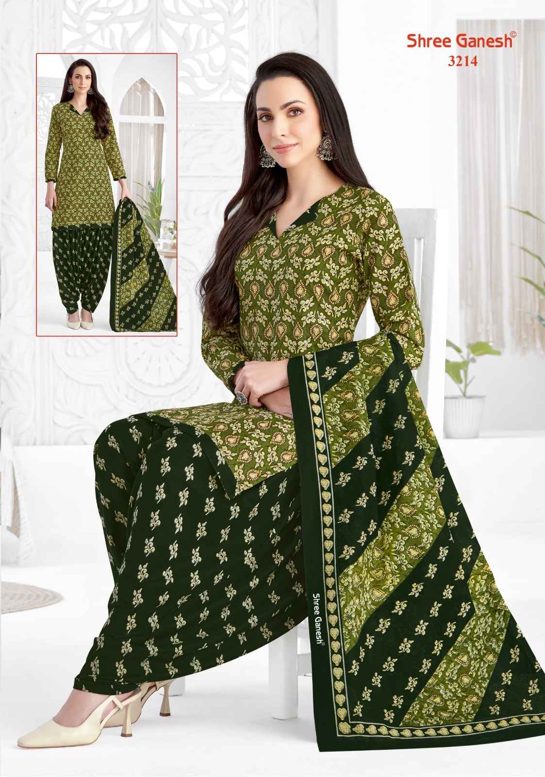 SHREE GANESH HANSIKA VOL-02 PURE COTTON PRINTED DRESS MATERIAL AT WHOLESALE PRICE