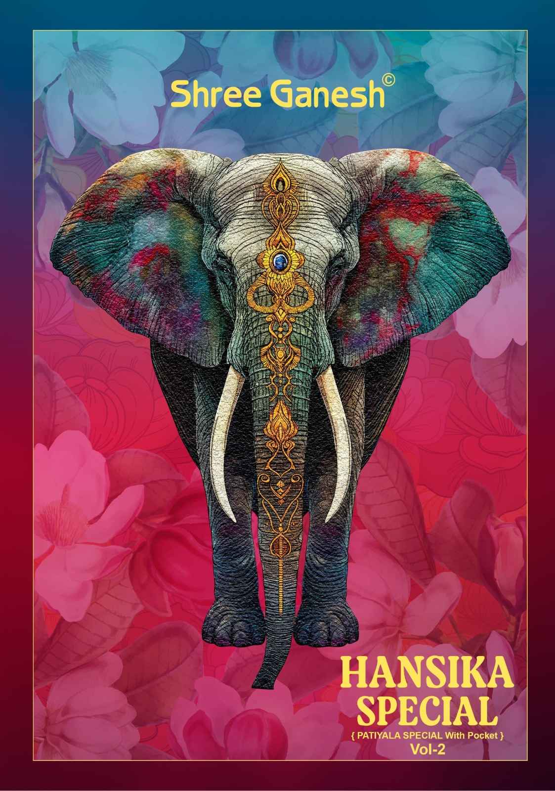 SHREE GANESH HANSIKA VOL-02 PURE COTTON PRINTED DRESS MATERIAL AT WHOLESALE PRICE