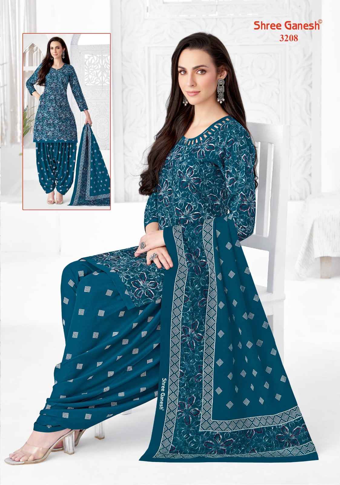 SHREE GANESH HANSIKA VOL-02 PURE COTTON PRINTED DRESS MATERIAL AT WHOLESALE PRICE