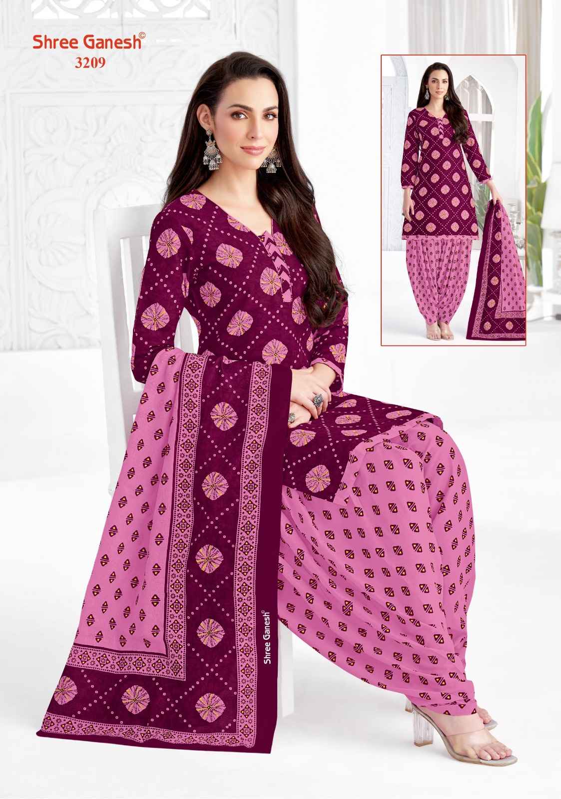 SHREE GANESH HANSIKA VOL-02 PURE COTTON PRINTED DRESS MATERIAL AT WHOLESALE PRICE
