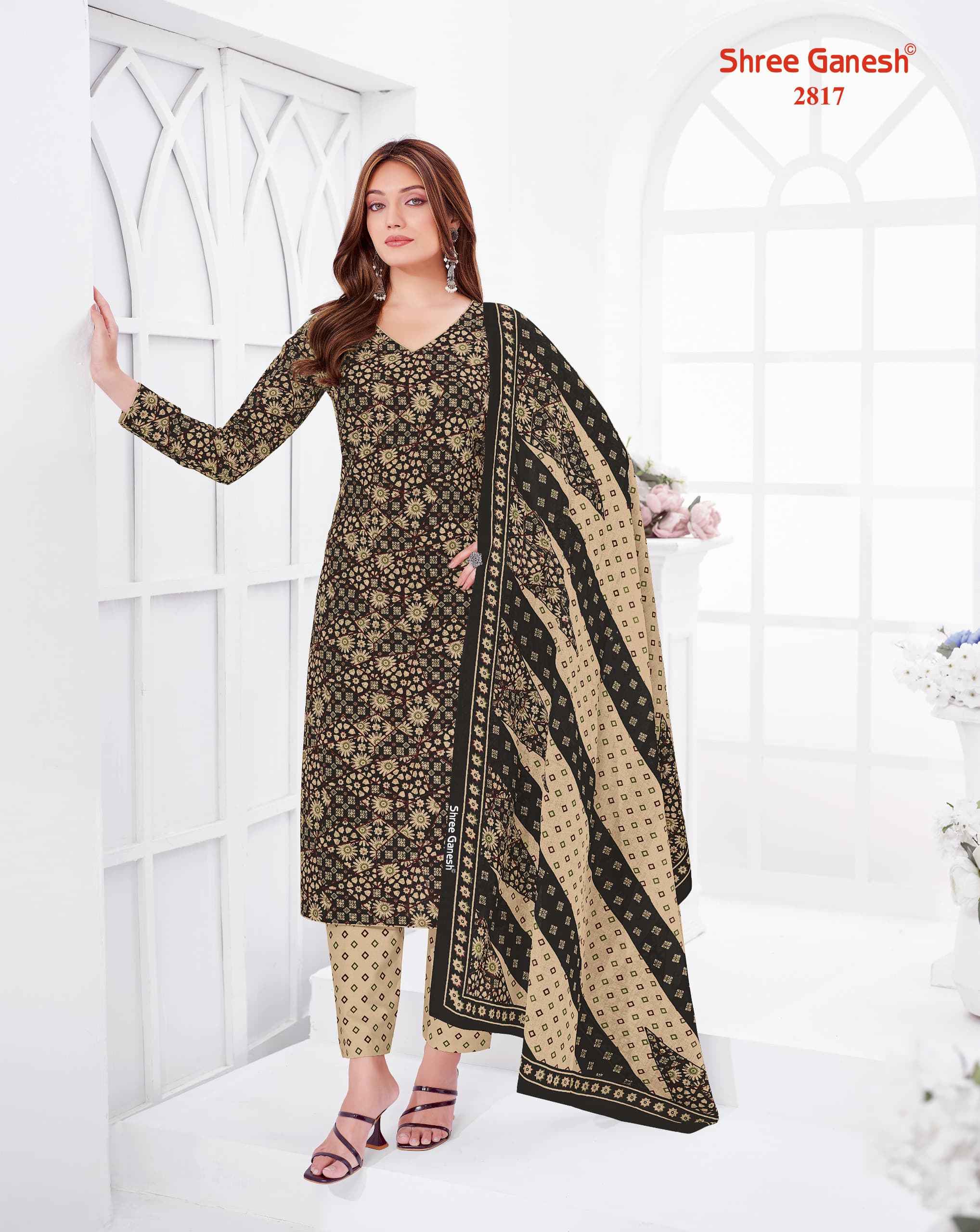 SHREE GANESH SAMAIYRA VOL-18 PURE COTTON DRESS MATERIAL AT WHOLESALE PRICE