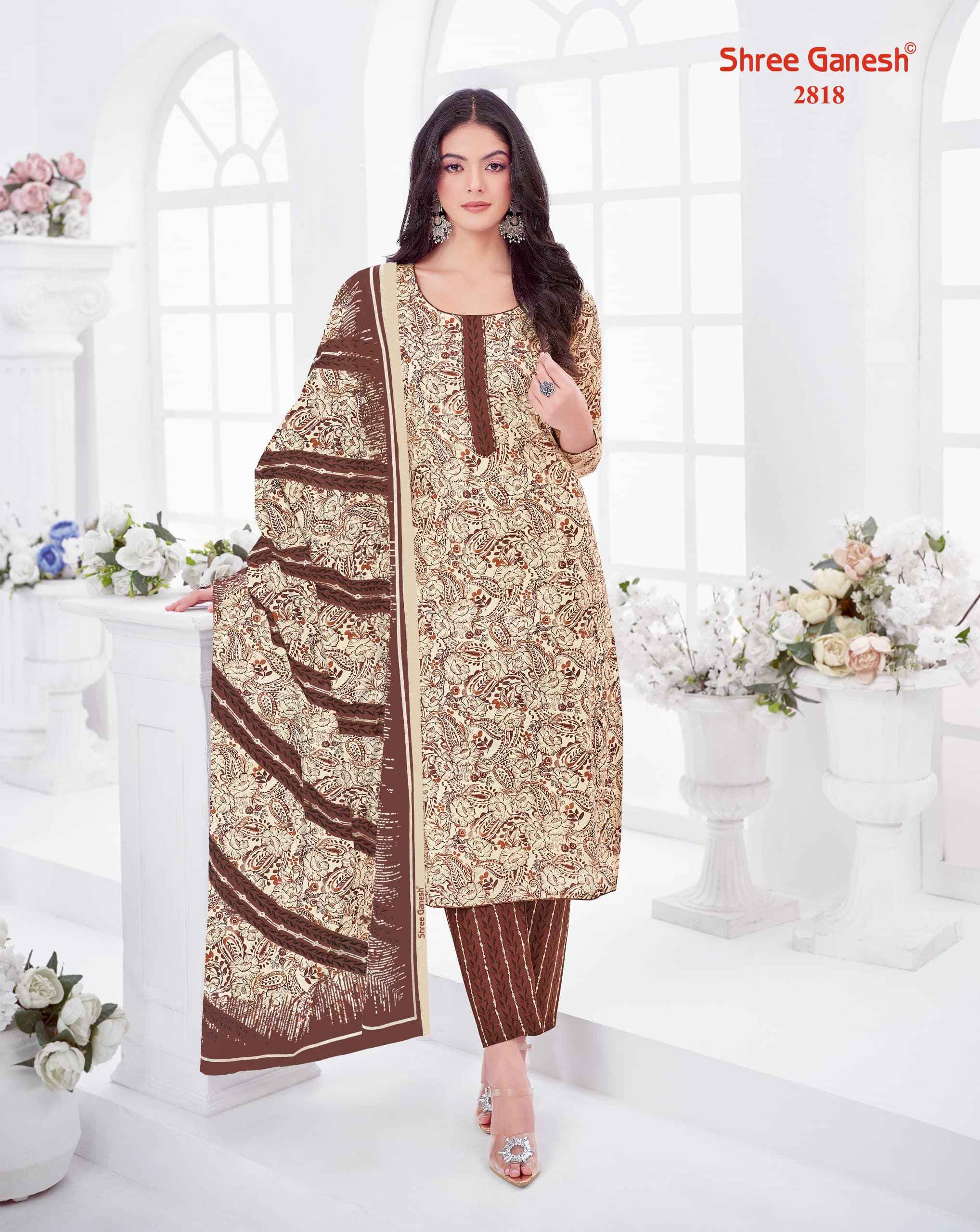 SHREE GANESH SAMAIYRA VOL-18 PURE COTTON DRESS MATERIAL AT WHOLESALE PRICE