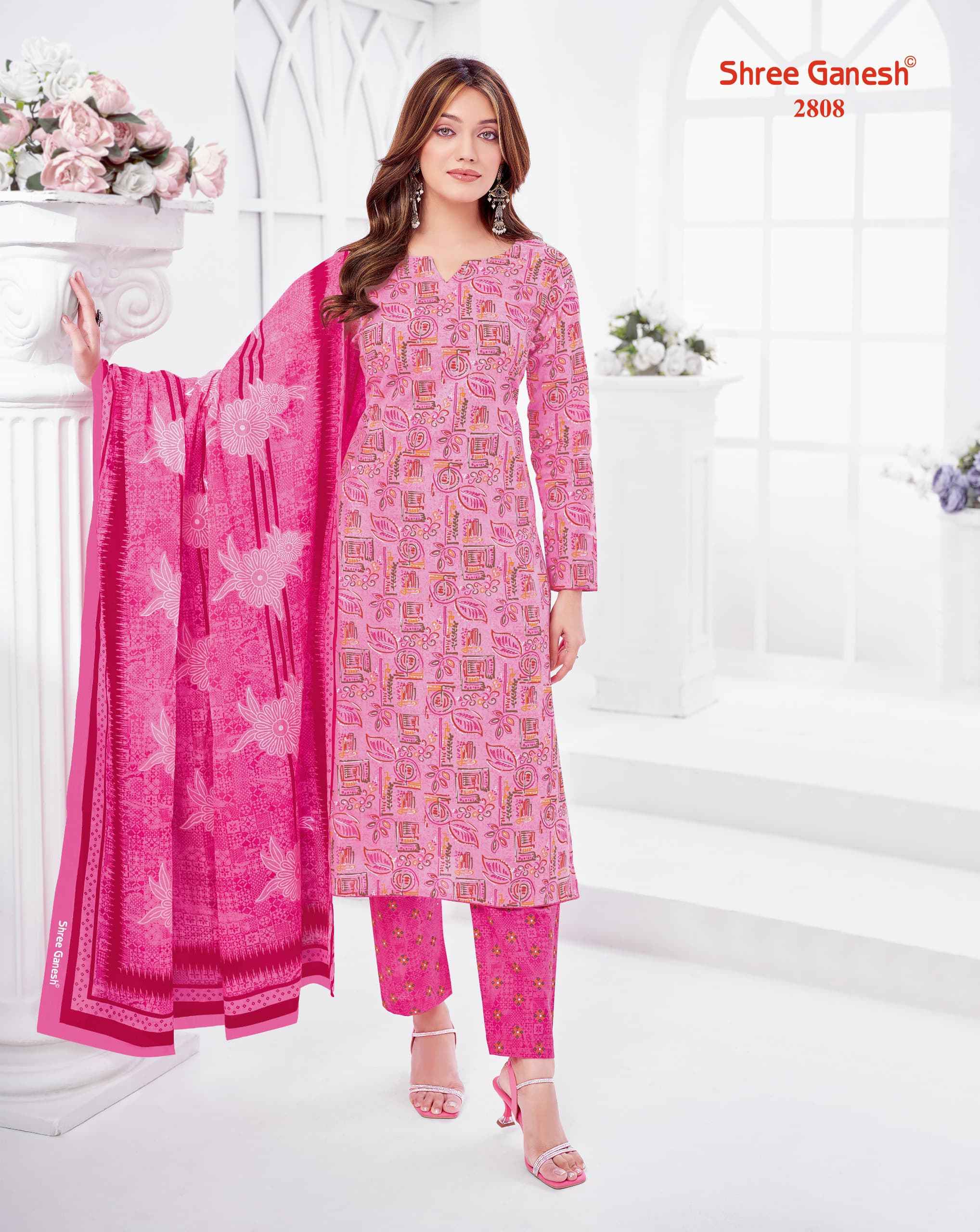 SHREE GANESH SAMAIYRA VOL-18 PURE COTTON DRESS MATERIAL AT WHOLESALE PRICE