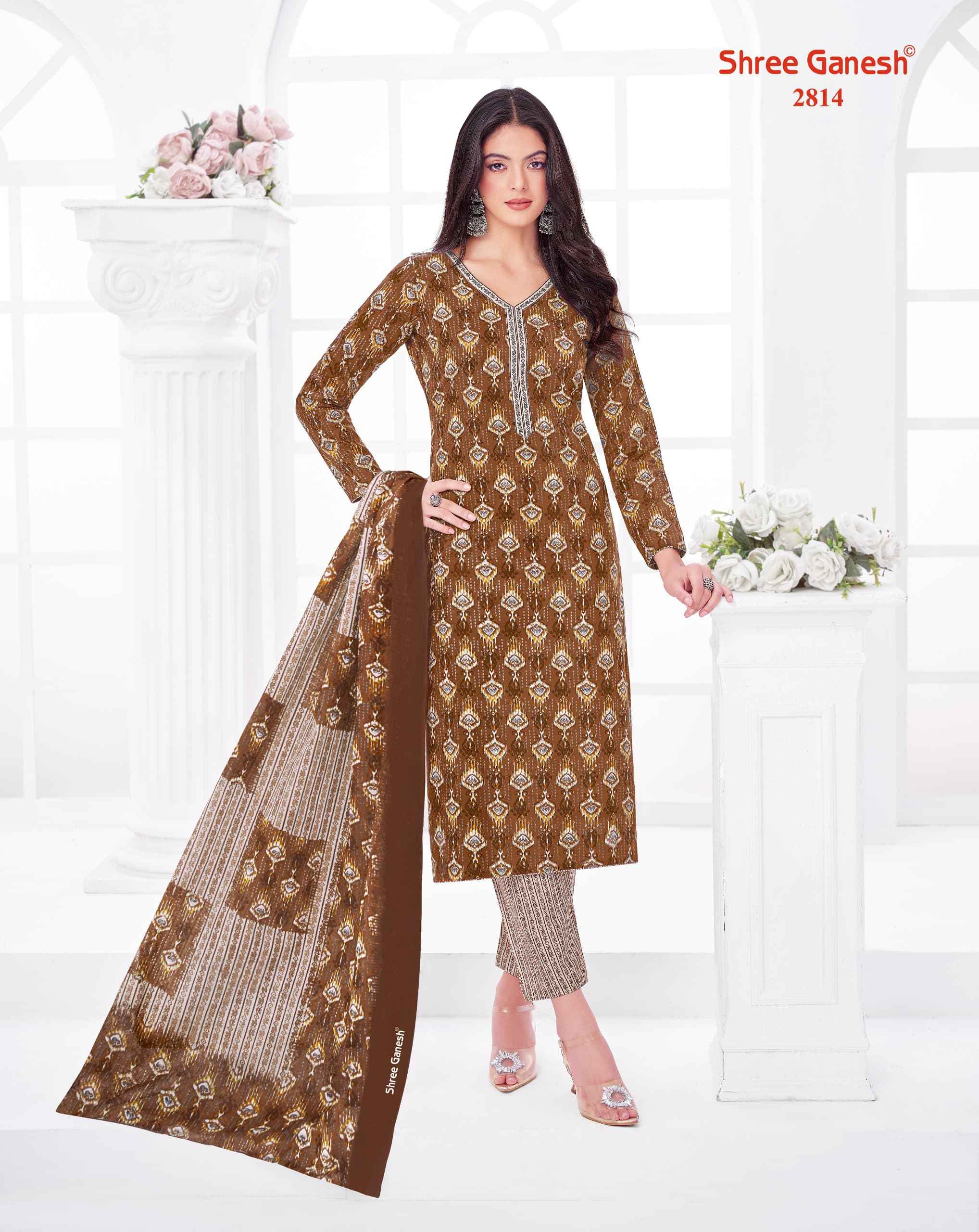 SHREE GANESH SAMAIYRA VOL-18 PURE COTTON DRESS MATERIAL AT WHOLESALE PRICE