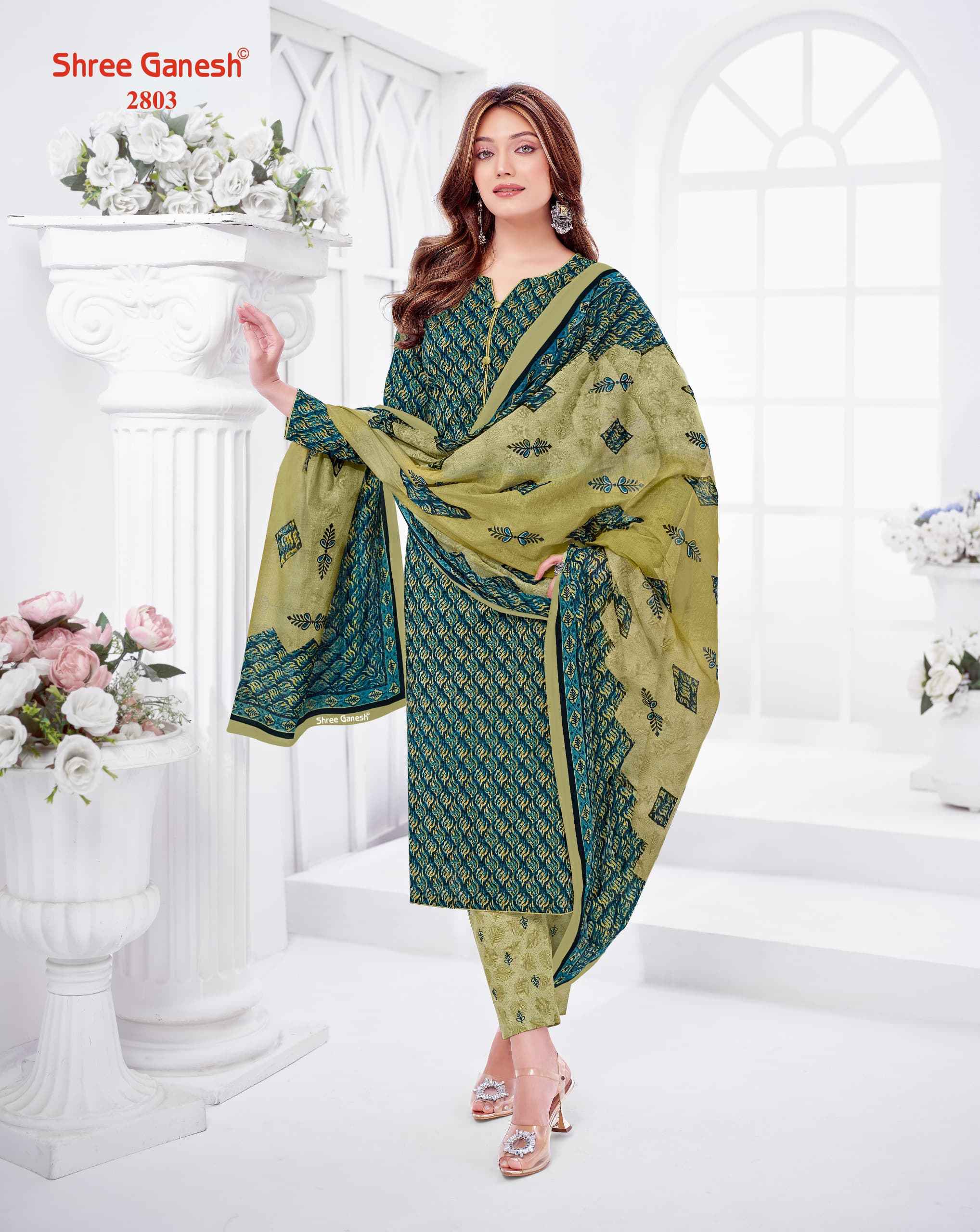 SHREE GANESH SAMAIYRA VOL-18 PURE COTTON DRESS MATERIAL AT WHOLESALE PRICE