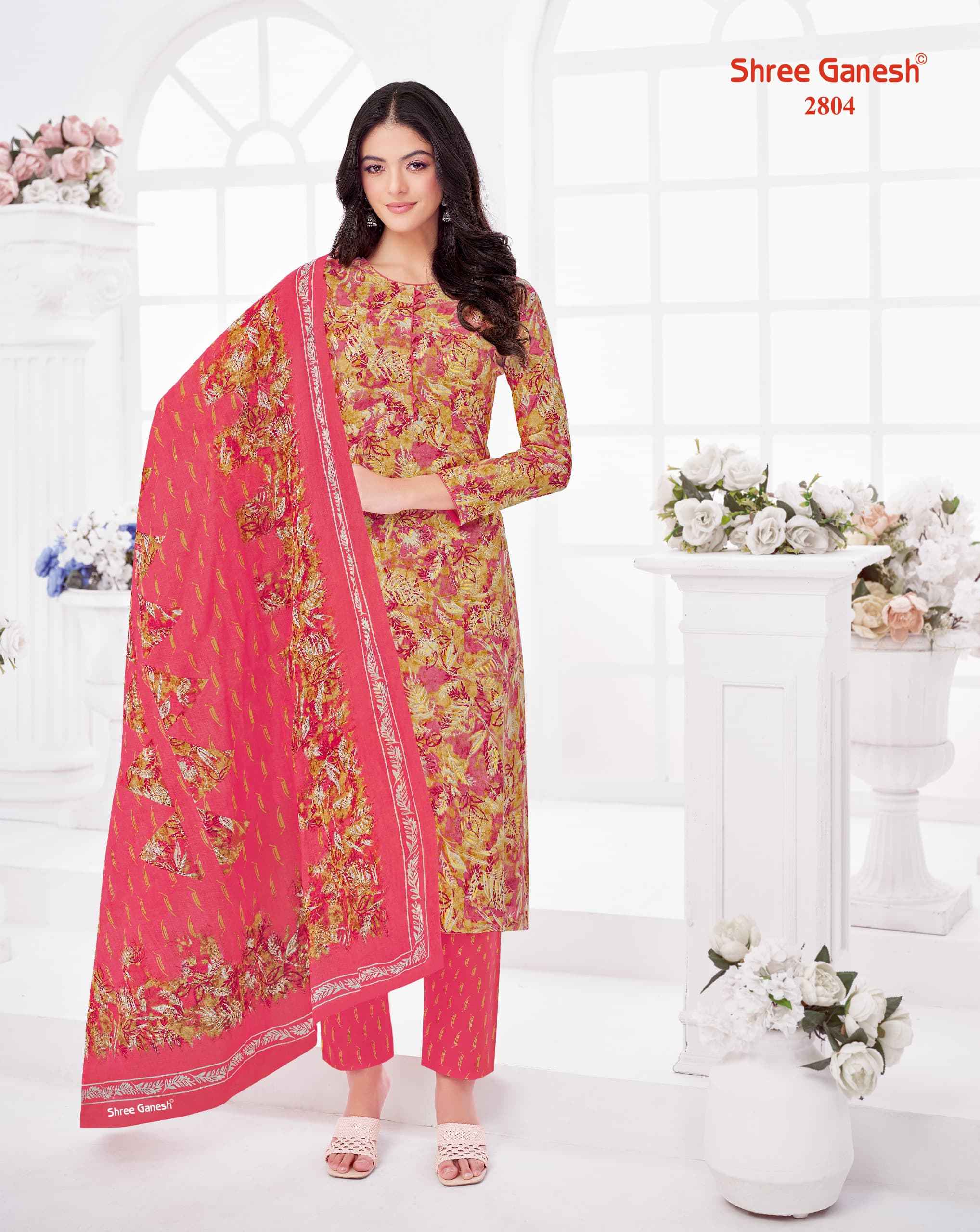 SHREE GANESH SAMAIYRA VOL-18 PURE COTTON DRESS MATERIAL AT WHOLESALE PRICE