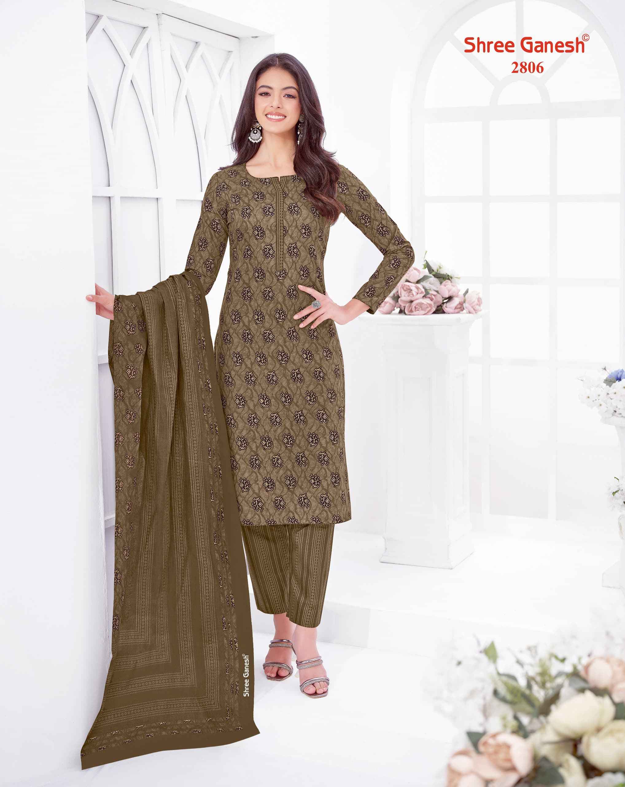 SHREE GANESH SAMAIYRA VOL-18 PURE COTTON DRESS MATERIAL AT WHOLESALE PRICE